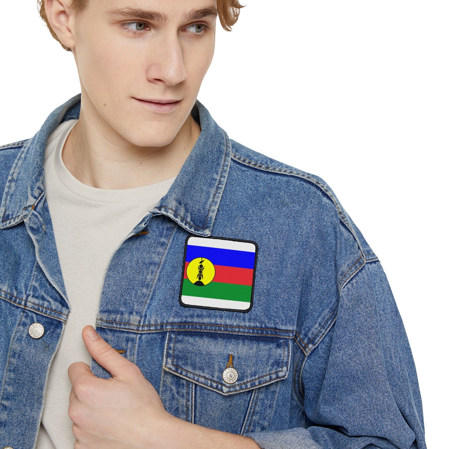 Flag Village New Caledonia Flag Embroidery Iron-On Patches