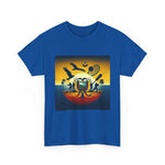 Flag Village Ecuador Sporting Flag T-Shirt Heavy Cotton Tee