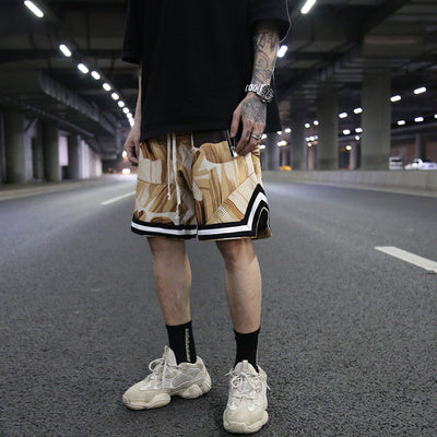 Flag Village Floral loose shorts beach shorts