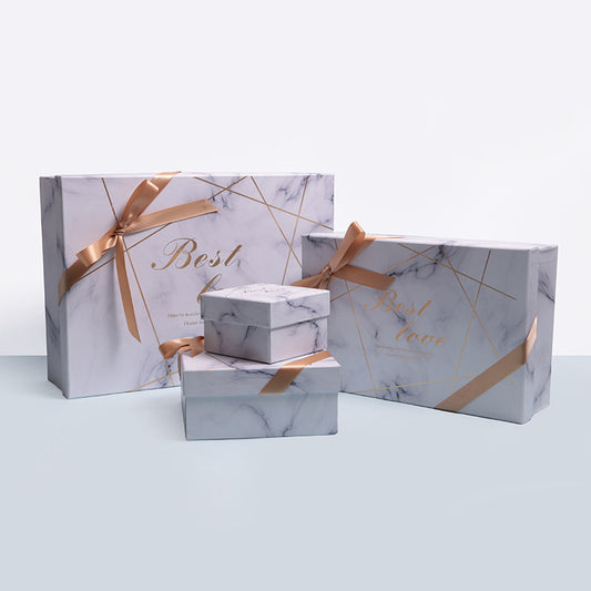 Flag Village Marbled Valentine's Day Gift Box
