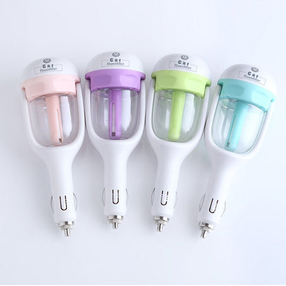 Flag Village Auto Tools Mini 12V Car Steam Humidifier Air Purifier Aroma Diffuser Essential Oil Diffuser Car Humidifier