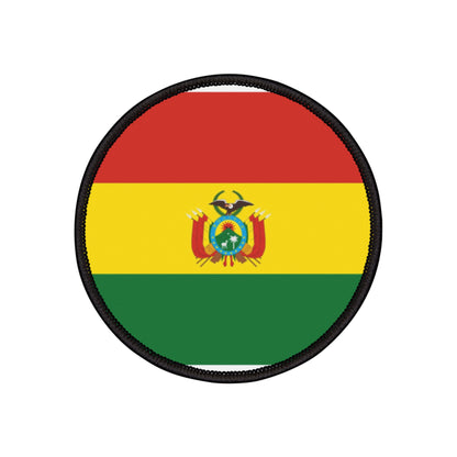 Flag Village Bolivia Flag Embroidery Iron-On Patches