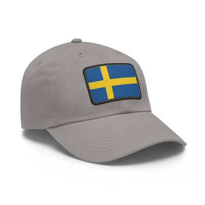 Flag Village Sweden Flag Hat Cap with Leather Patch