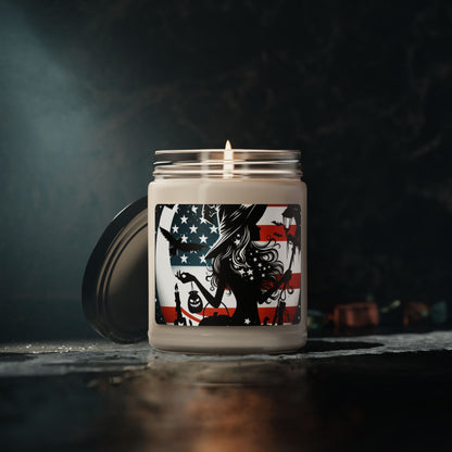 Flag Village Halloween Pretty Witch Scented Soy Candle, 9oz HW0026