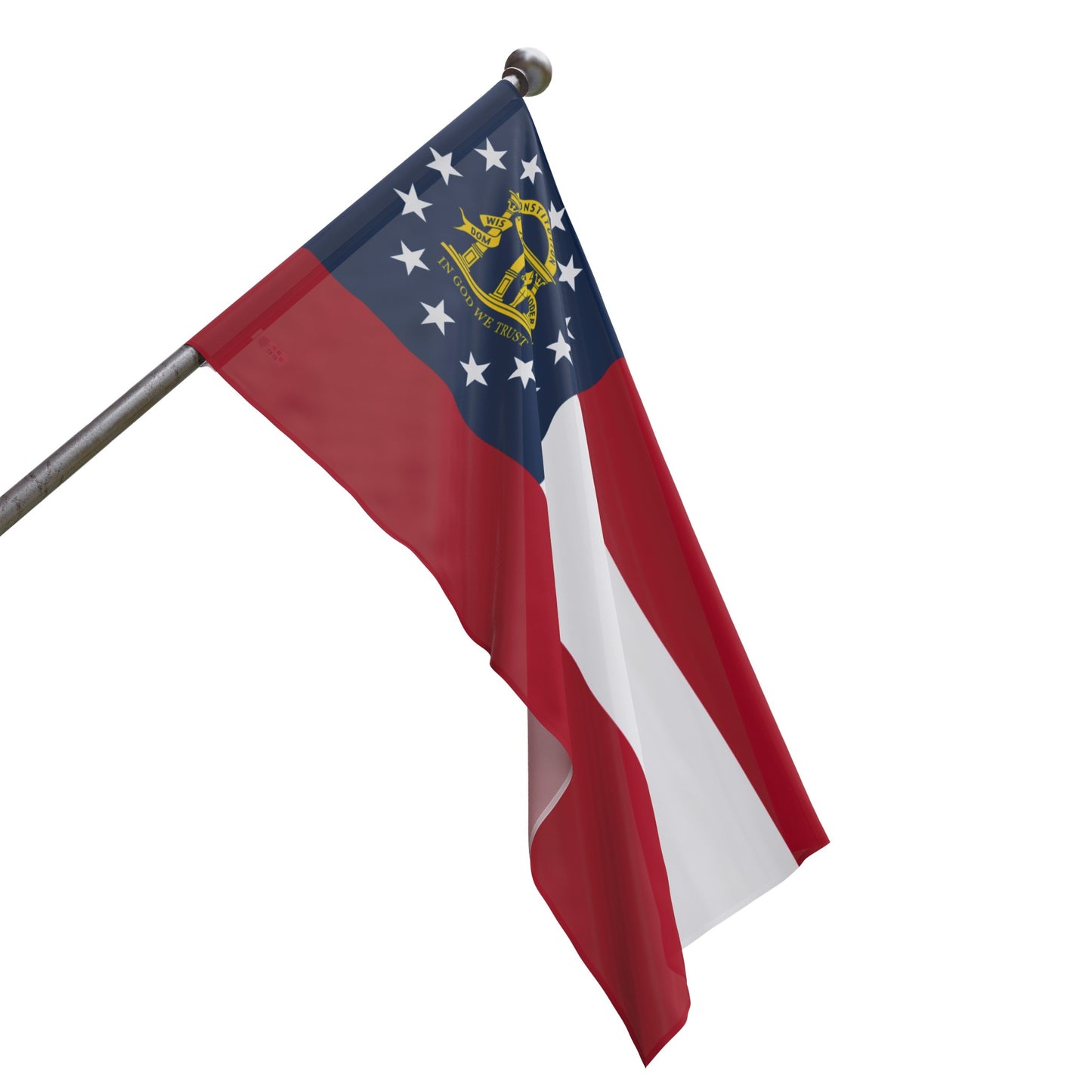 Flag Village USA Georgia State Flag 18" x 12" / 36" x 24" / 60" x 36"