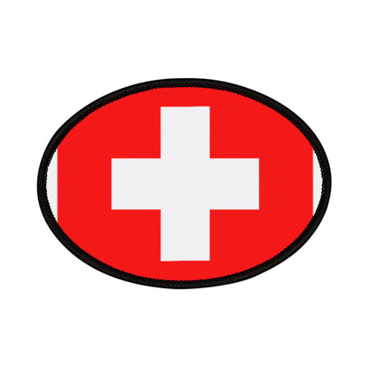 Flag Village Switzerland Flag Embroidery Iron-On Patches