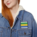 Flag Village Gabon Flag Embroidery Iron-On Patches