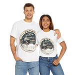 Flag Village USA Vintage Car Flag T-SHIRT Heavy Cotton Tee USA0013