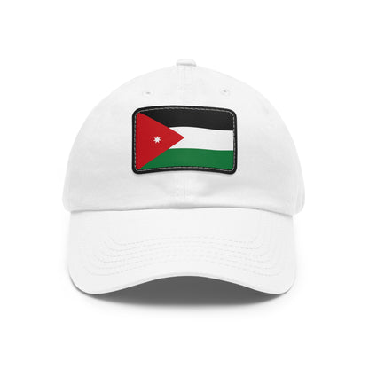 Flag Village Jordan Flag Hat Cap with Leather Patch