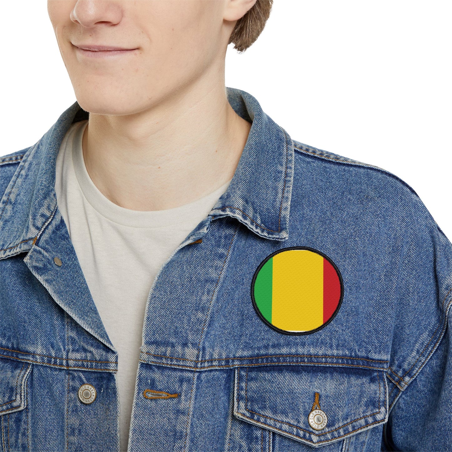 Flag Village Mali Flag Embroidery Iron-On Patches