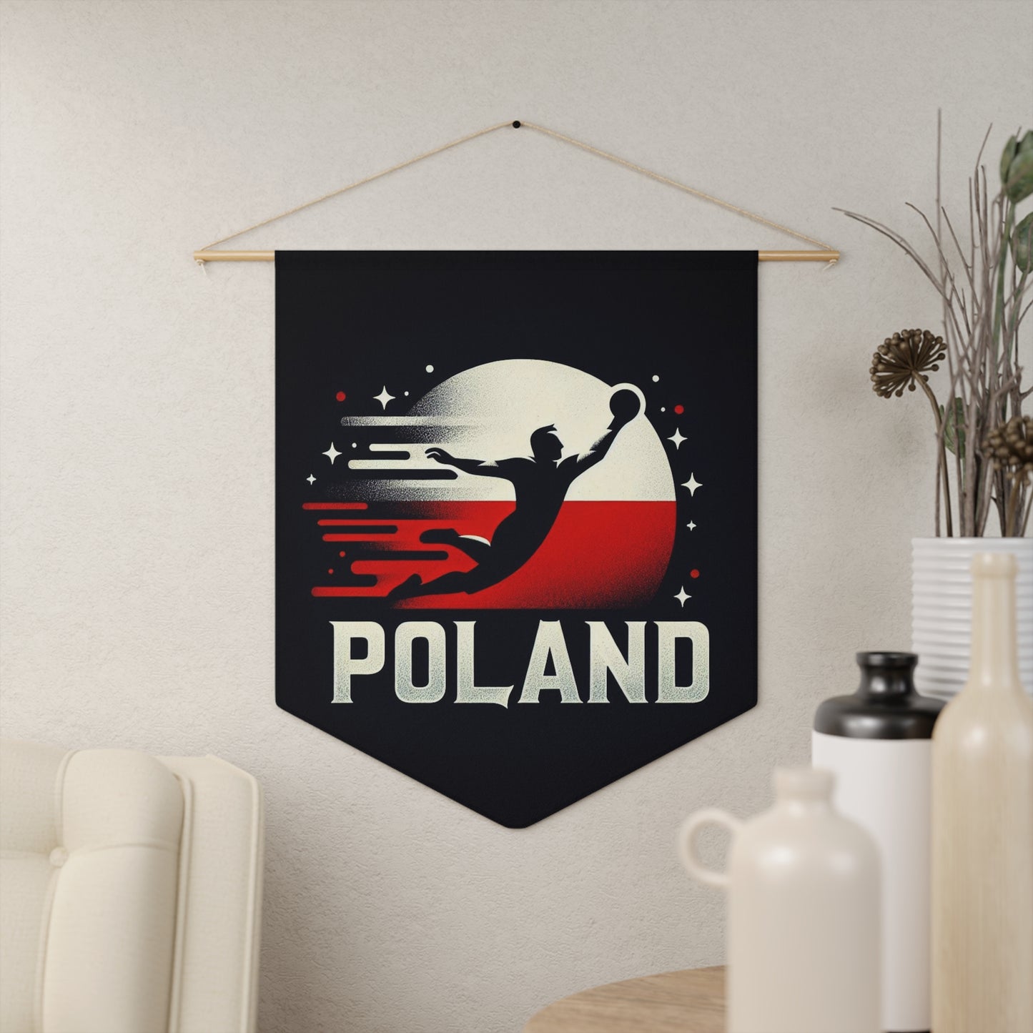 Flag Village Poland Flag Pennant Sporting Home Wall decoration POL0002