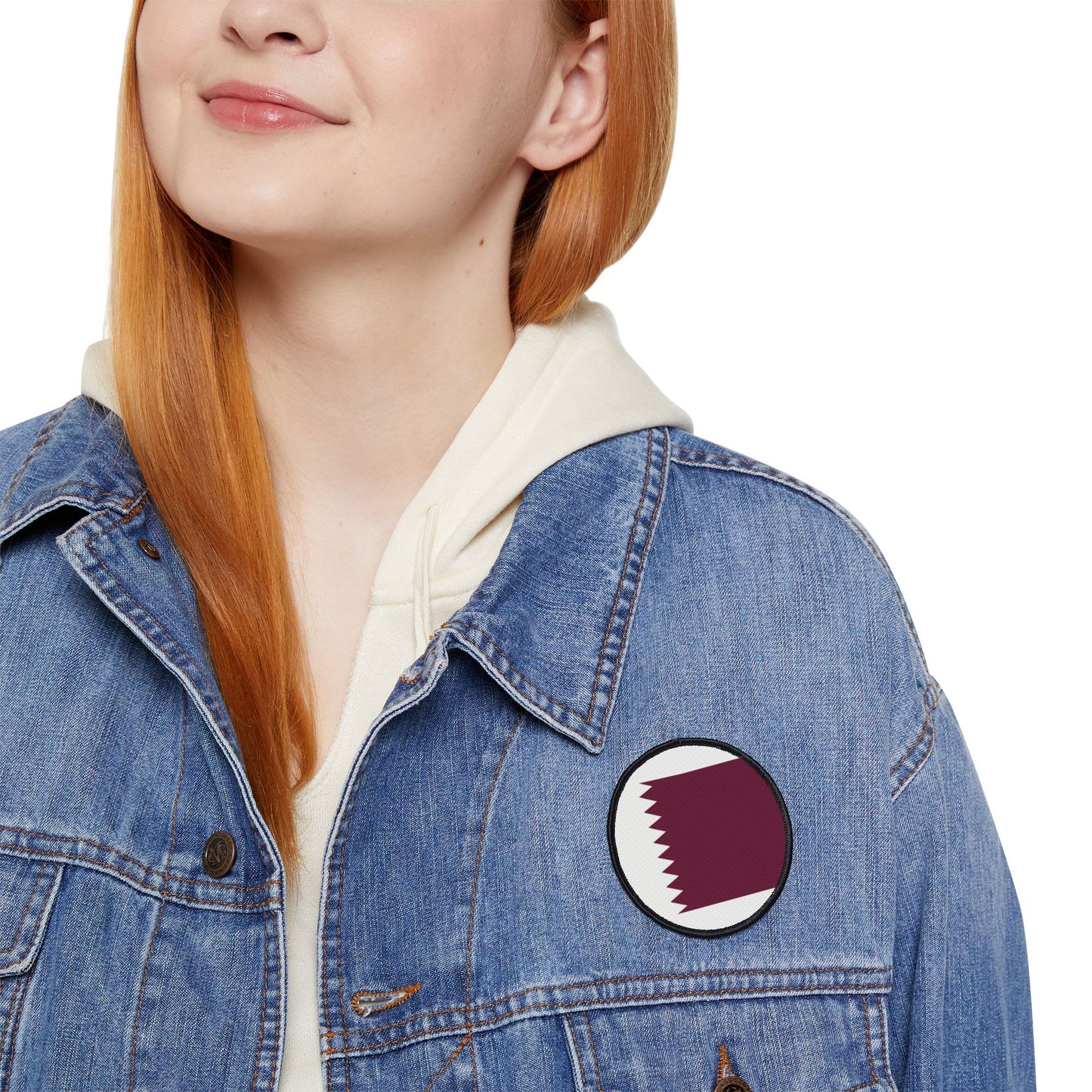 Flag Village Qatar Flag Embroidery Iron-On Patches