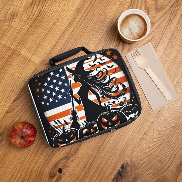 Flag Village Halloween Witch Lunch Bag