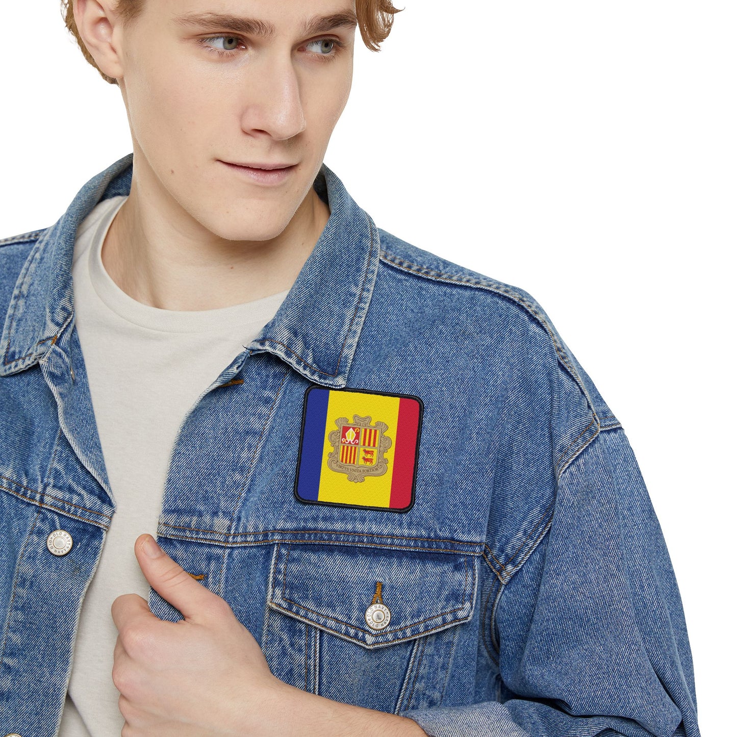 Flag Village Andorra Flag Embroidery Iron-On Patches