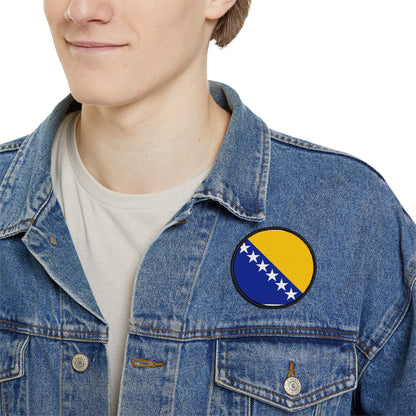 Flag Village Bosnia And Herzegovina Flag Embroidery Iron-On Patches