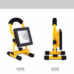 Flag Village Ultrathin rechargeable led flood light 10W waterproof IP65 portable Spotlight Outdoor Floodlight lamp camping light
