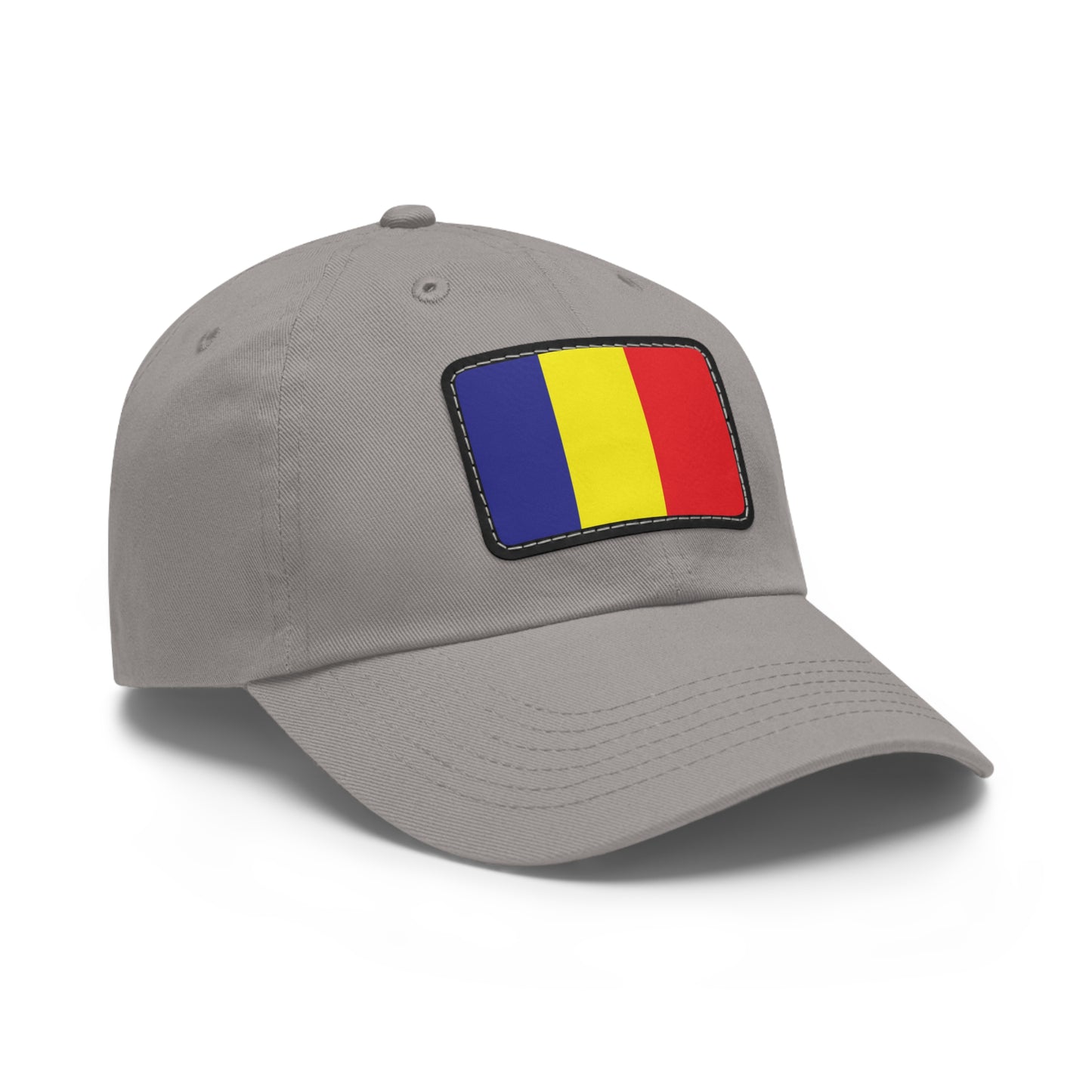 Flag Village Chad Flag Hat Cap with Leather Patch