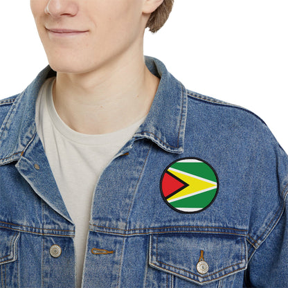 Flag Village Guyana Flag Embroidery Iron-On Patches