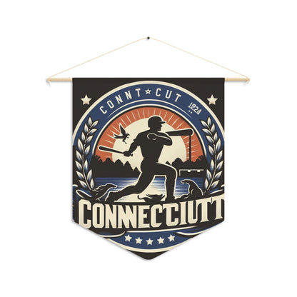Flag Village Connecticut State Flag Pennant Sporting Home Wall decoration CT0001
