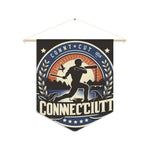 Flag Village Connecticut State Flag Pennant Sporting Home Wall decoration CT0001