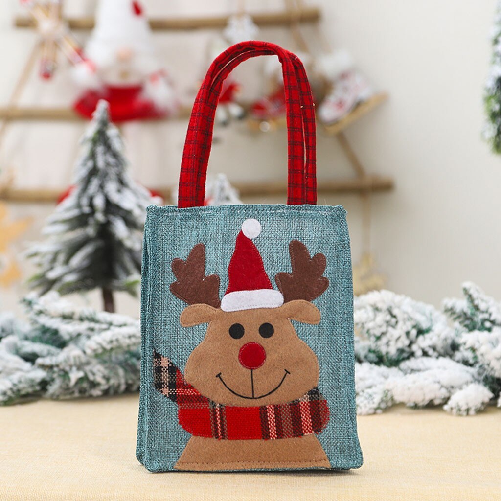 Flag Village Christmas felt cloth gift box non-woven bag