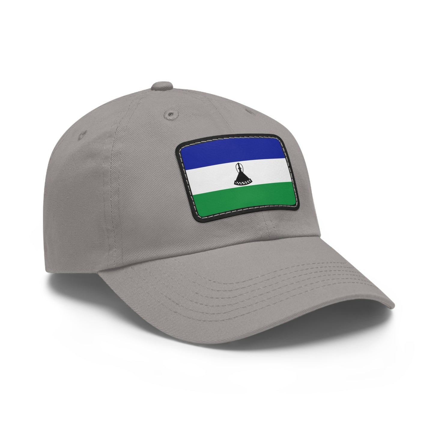 Flag Village Lesotho Flag Hat Cap with Leather Patch