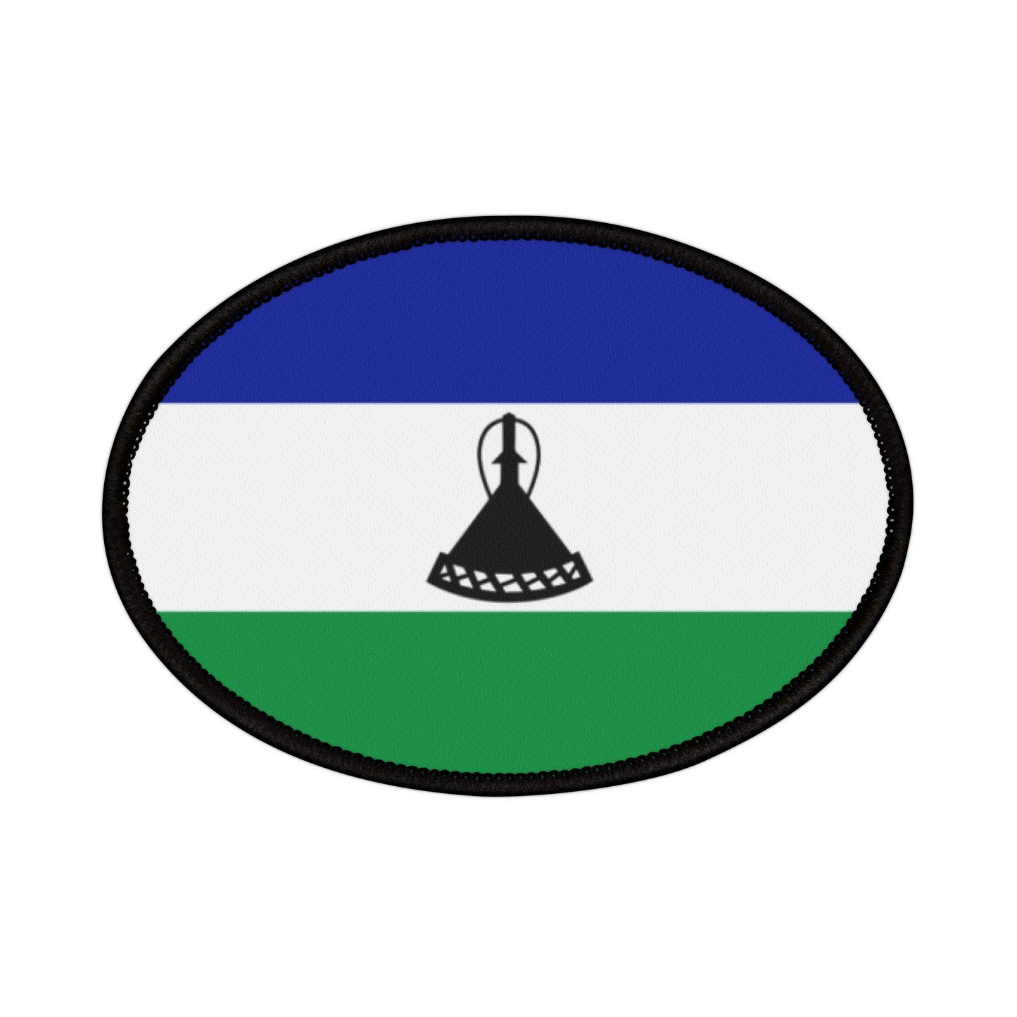 Flag Village Lesotho Flag Embroidery Iron-On Patches