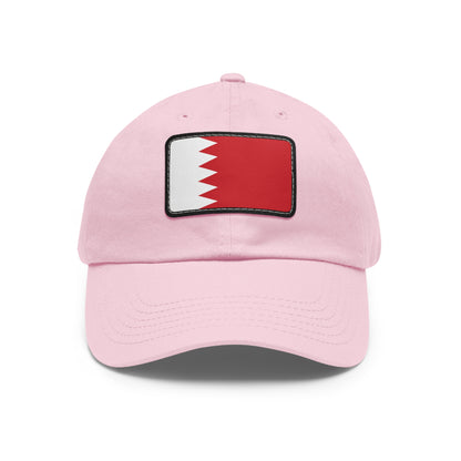 Flag Village Bahrain Flag Hat Cap with Leather Patch