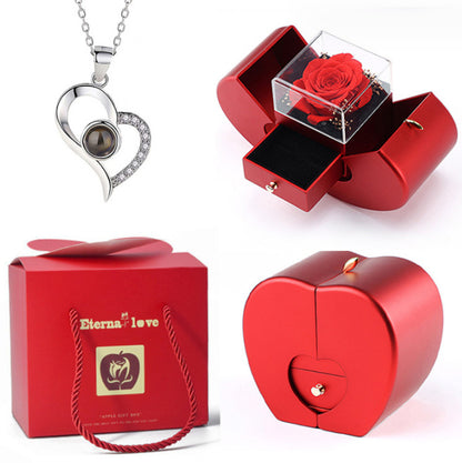 Flag Village Creative Jewelry Box Christmas Eternal Flower Gift Box