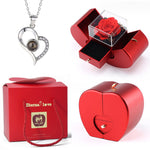 Flag Village Creative Jewelry Box Christmas Eternal Flower Gift Box