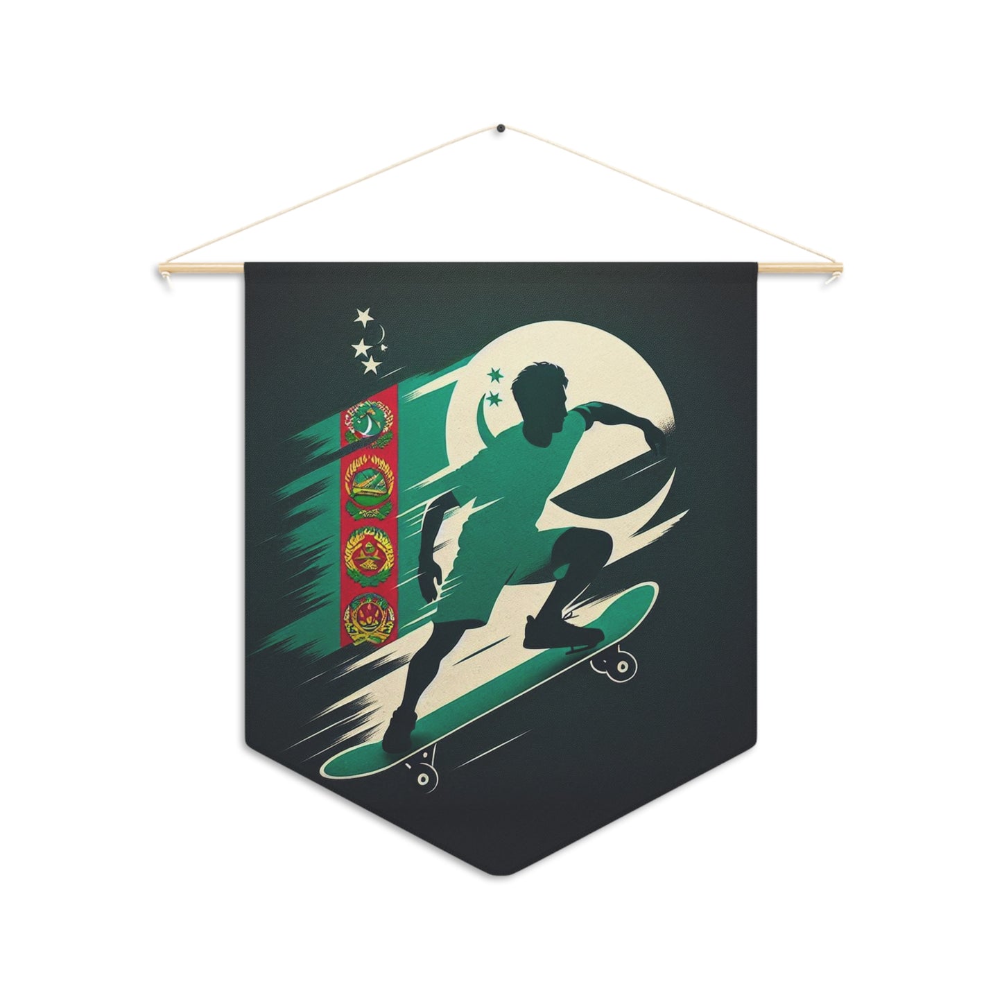 Flag Village Turkmenistan Flag Pennant Sporting Home Wall decoration TKM0002