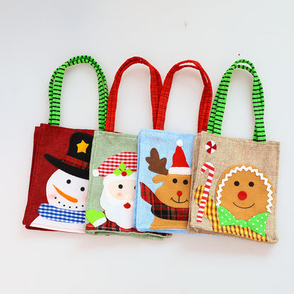 Flag Village Christmas felt cloth gift box non-woven bag
