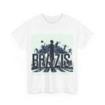 Flag Village Brazil Sporting Flag T-SHIRT Heavy Cotton Tee BRA0006