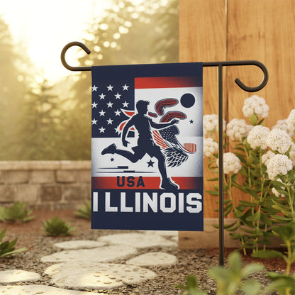 Flag Village Illinois State Flag Sporting Garden & House Banner IL0004