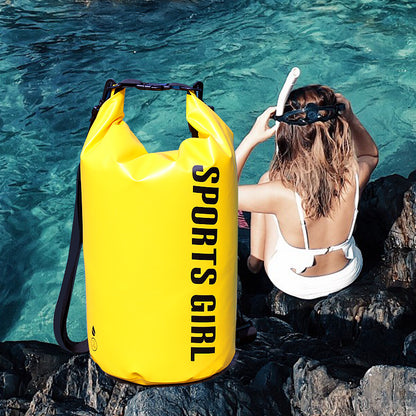 Flag Village Floating Waterproof Dry Bag 15L Dry and Wet Separation Design