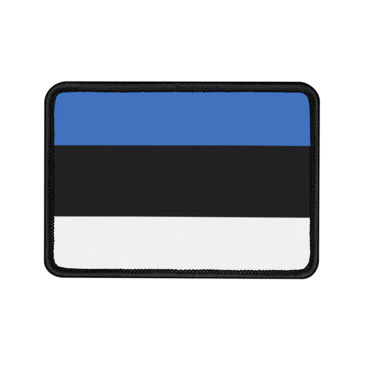 Flag Village Estonia Flag Embroidery Iron-On Patches