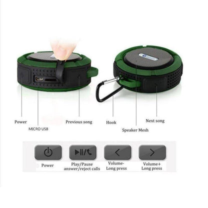 Flag Village Auto Tools Waterproof Speaker