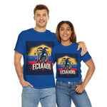 Flag Village Ecuador Sporting Flag T-SHIRT Heavy Cotton Tee ECU0003