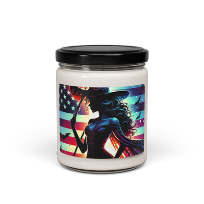 Flag Village Halloween Pretty Witch Scented Soy Candle, 9oz HW0036