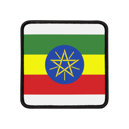 Flag Village Ethiopia Flag Embroidery Iron-On Patches