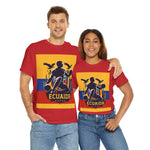 Flag Village Ecuador Sporting Flag T-SHIRT Heavy Cotton Tee ECU0004