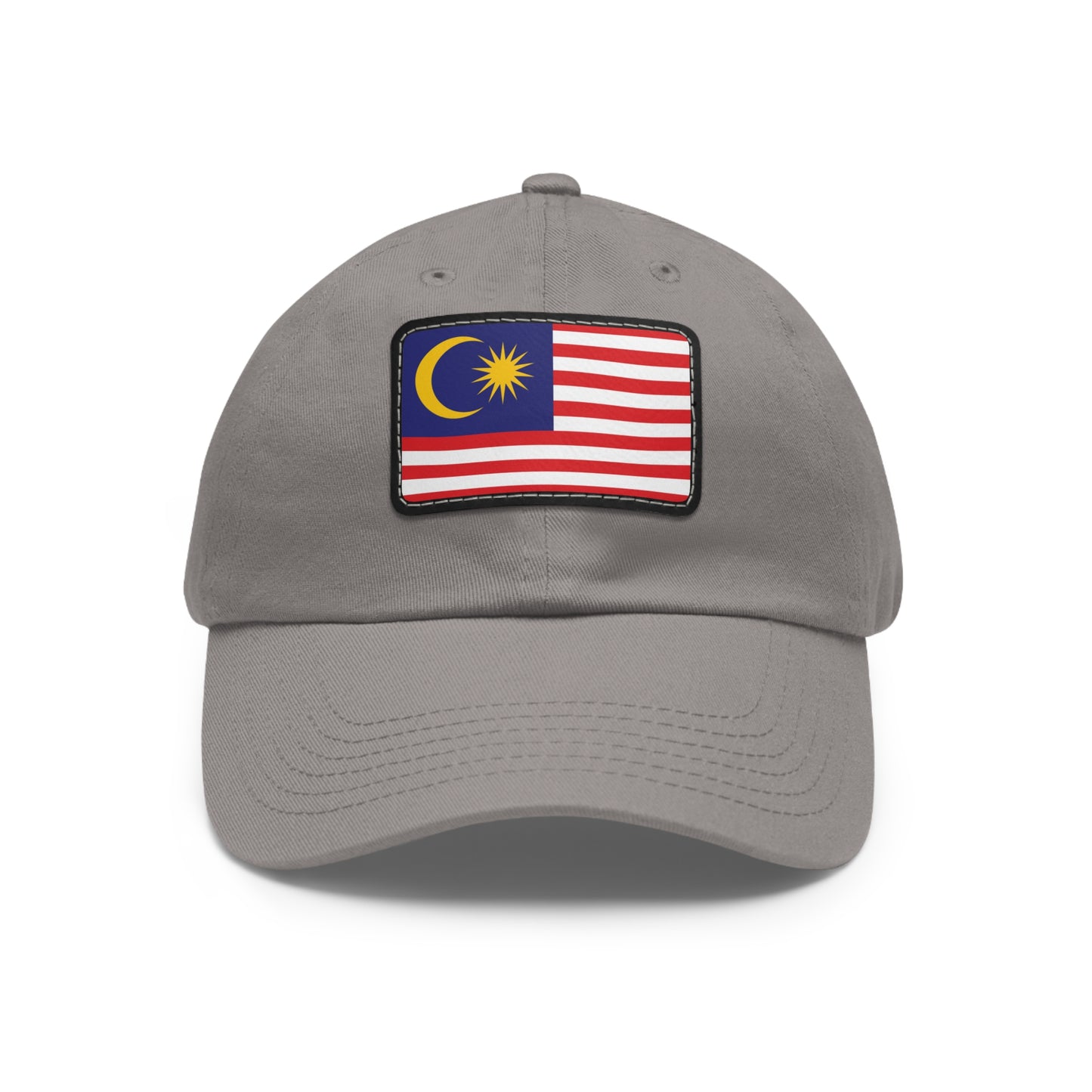 Flag Village Malaysia Flag Hat Cap with Leather Patch