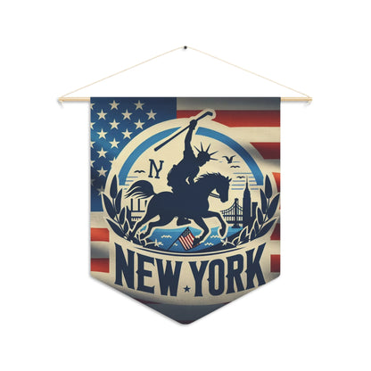 Flag Village New York State Flag Pennant Sporting Home Wall decoration NY0002