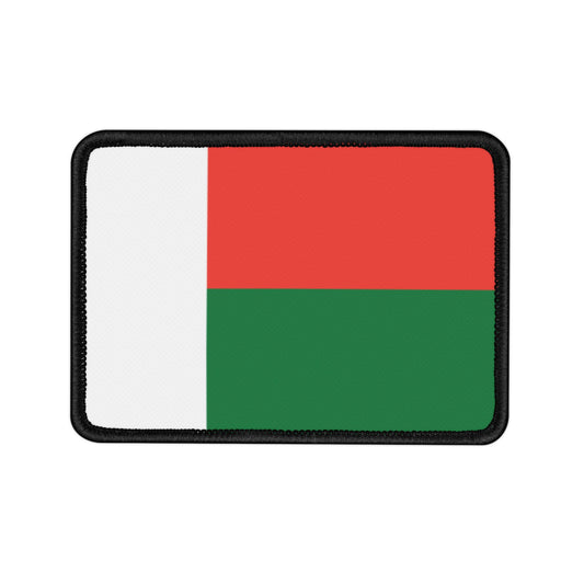 Flag Village Madagascar Flag Embroidery Iron-On Patches