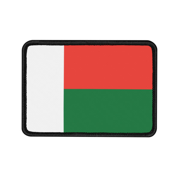 Flag Village Madagascar State Flag Embroidered Iron-On Patch