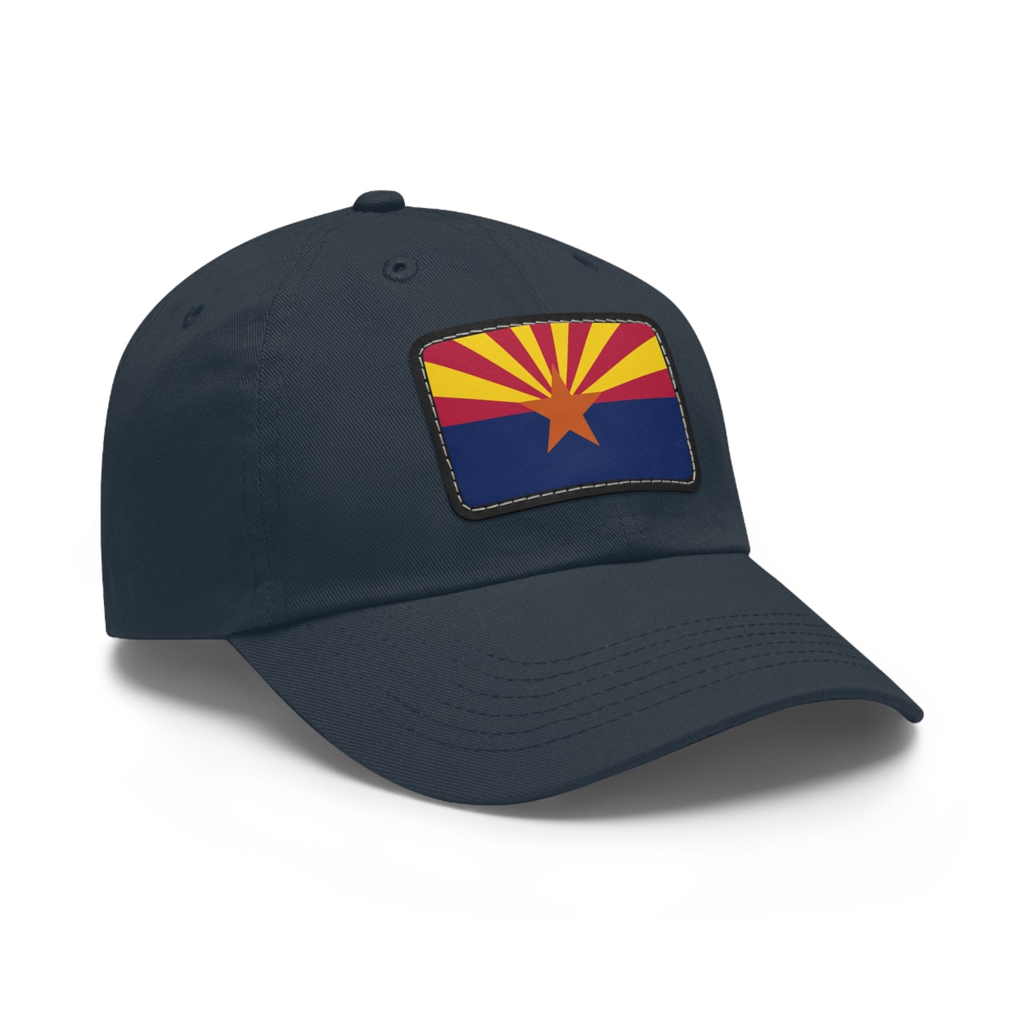 Flag Village USA Arizona State Flag Hat Cap with Leather Patch