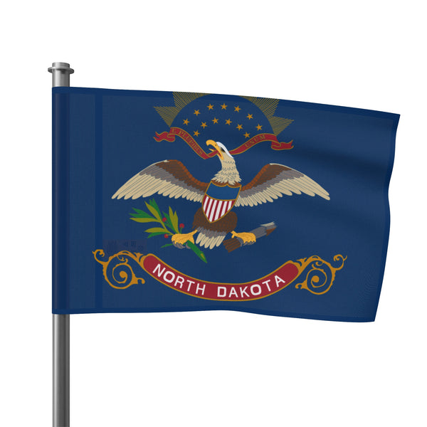 Flag Village USA North Dakota State Flag 18" x 12" / 36" x 24" / 60" x 36"