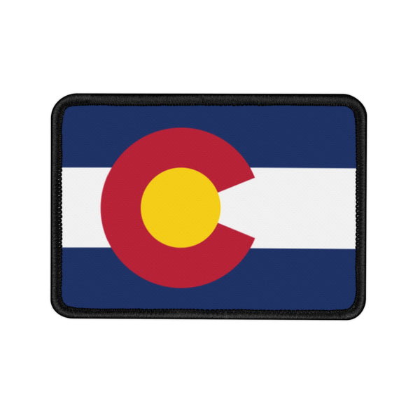 Flag Village Colorado State Flag Embroidered Iron-On Patch