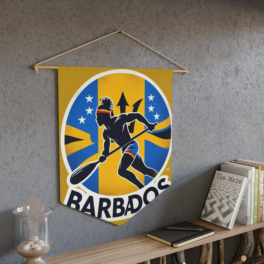Flag Village Barbados Flag Pennant Sporting Home Wall decoration BRB0001