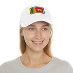 Flag Village Sri Lanka Islands Flag Hat Cap with Leather Patch